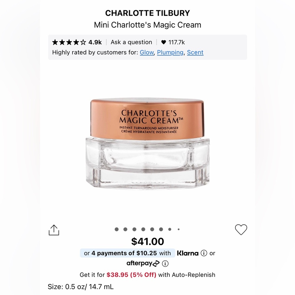 Charlotte Tilbury Mini Magic Cream - NEW